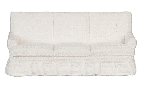 Sofa, White, Walnut